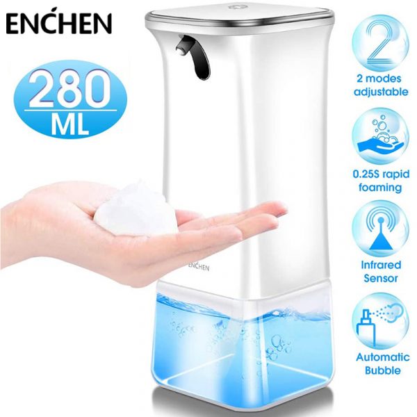Automatic Induction Hand Washer Wash Auto Soap Contaless Dispenser Intelligent liquid Foaming Kitchen Bathroom Smart Home Office