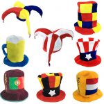 Halloween Party Circus Clown Hat Kids Adults Football fan Beer Carnival birthday Hats Fancy Dress Christmas Decoration cap