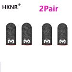 2 Pair 1 Pair Carbon Fiber Finger Sleeve Fingertips for Pubg Mobile Games Press Screen Finger Sleeves for Gaming