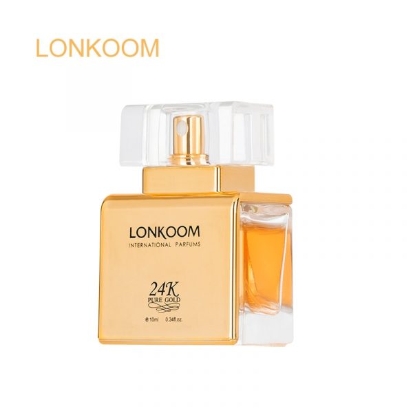 LONKOOM Green Apple 24K EDP Perfume For Men  Women Sample 10ml Long Lasting Fragrances Atomizer Deodorants pads for armpits